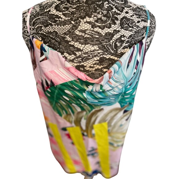 NEW ASOS‎ Strappy Botanical Mini Dress Short Lightweight Flowy Multicolor 12 P - Picture 9 of 16